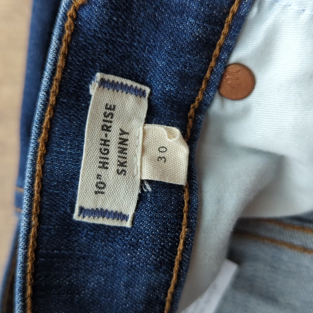 Madewell High Rise Women Jeans in Dark Blue - Picture 3 of 12